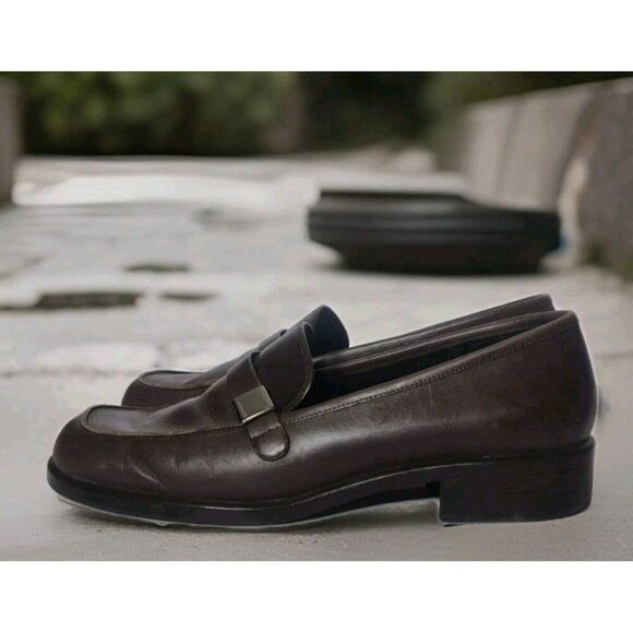 What's What by Aerosoles Brown Loafer Comfort Slip-on Shoes Women's  Size 8..5 M - Picture 1 of 9